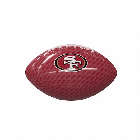 Logo Brands San Francisco 49ers Carbon Fiber Mini-Size Glossy Football 627-93MG-1